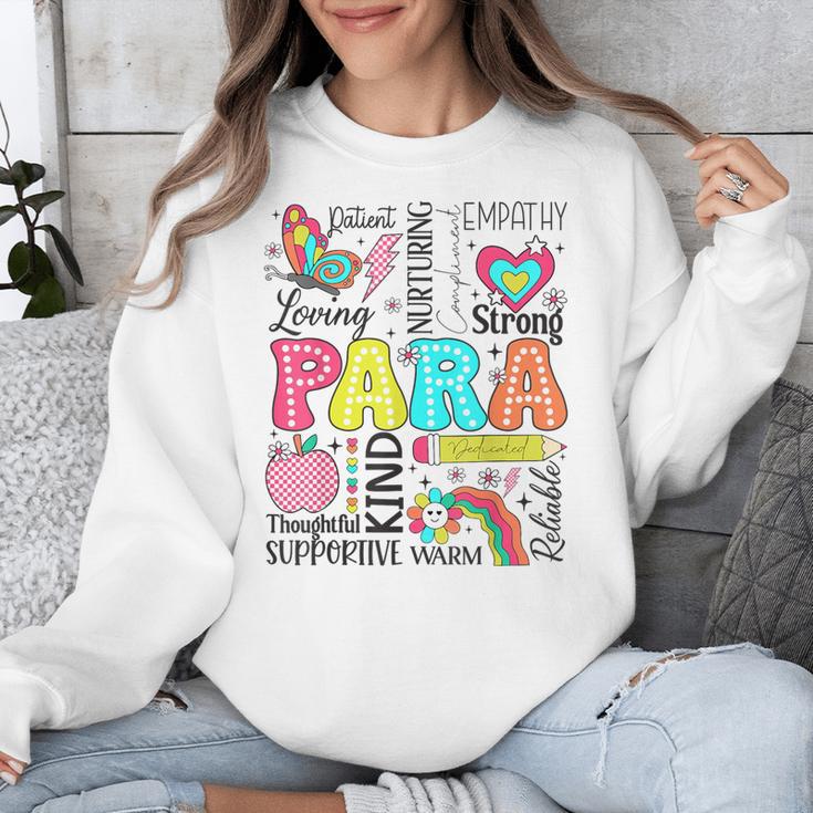 Para Paraprofessional Paraeducator Teacher Back To School Unisex Sweatshirt, funny design Para Paraprofessional Paraeducator Teacher Back To School Unisex Sweatshirt, funny design