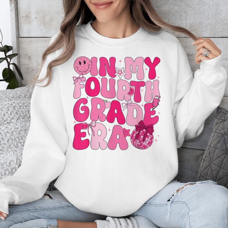 Pink Fourth Grade Era 4th Back To School Grade Teacher Unisex Sweatshirt, 4th Grade Teacher Gifts, funny design