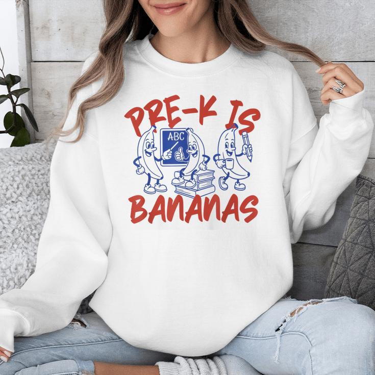 Pre-K Is Bananas Teacher Back To School Chaos Coordinator Unisex Sweatshirt, funny design Pre-K Is Bananas Teacher Back To School Chaos Coordinator Unisex Sweatshirt, funny design