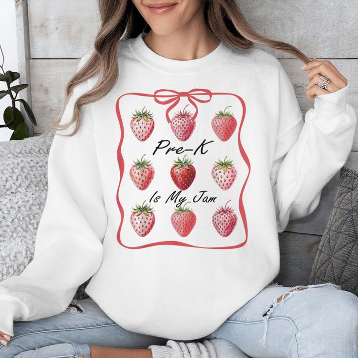 Pre K Is My Jam Teacher Team Crew Preschool Cute Strawberry Unisex Sweatshirt, funny design Pre K Is My Jam Teacher Team Crew Preschool Cute Strawberry Unisex Sweatshirt, funny design