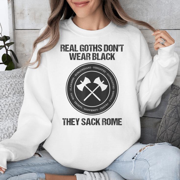 Real Goths Sack Rome History Teacher Unisex Sweatshirt, History Teacher Gifts, funny design Real Goths Sack Rome History Teacher Unisex Sweatshirt, History Teacher Gifts, funny design