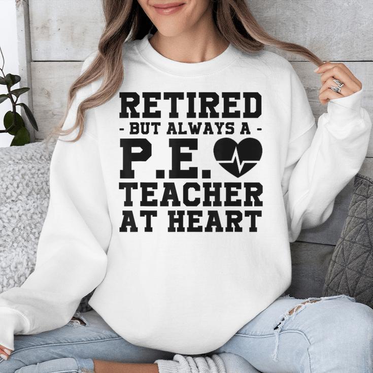 Retirement But Always A Pe Teacher At Heart Pride Shirt Unisex Sweatshirt, Pe Teacher Gifts, funny design