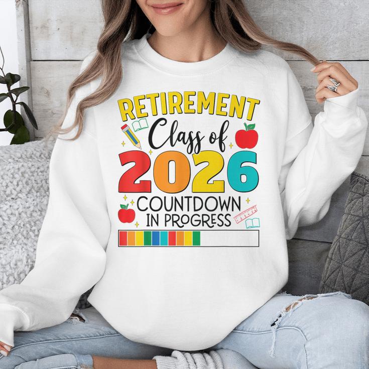 Retirement Class Of 2026 Countdown In Progress Teacher Unisex Sweatshirt, funny design