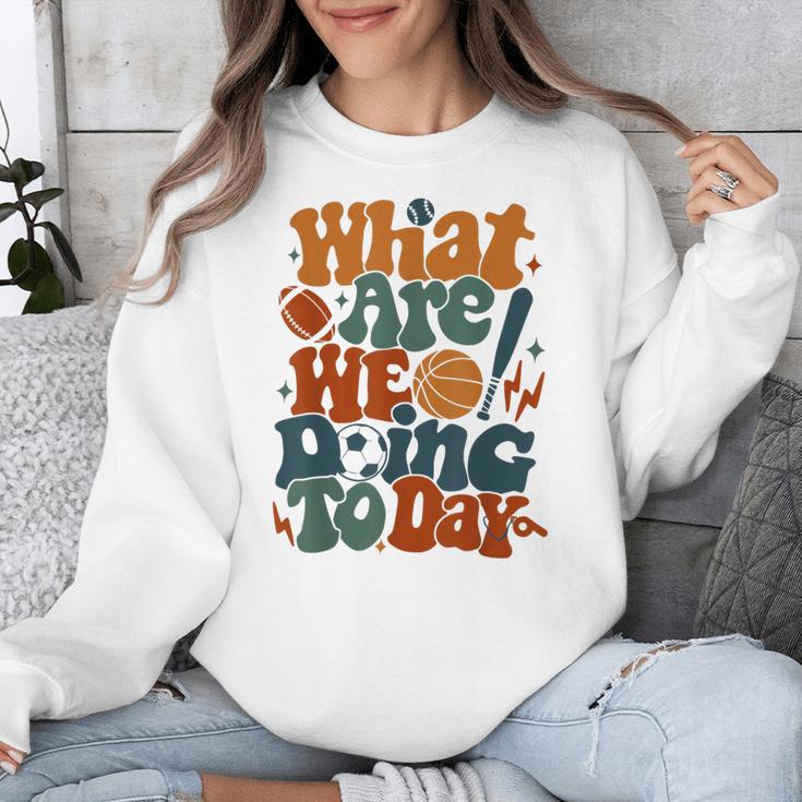 Retro PE Teacher What Are We Doing Today School Coach Women Unisex Sweatshirt, Pe Teacher Gifts, funny design Retro PE Teacher What Are We Doing Today School Coach Women Unisex Sweatshirt, Pe Teacher Gifts, funny design