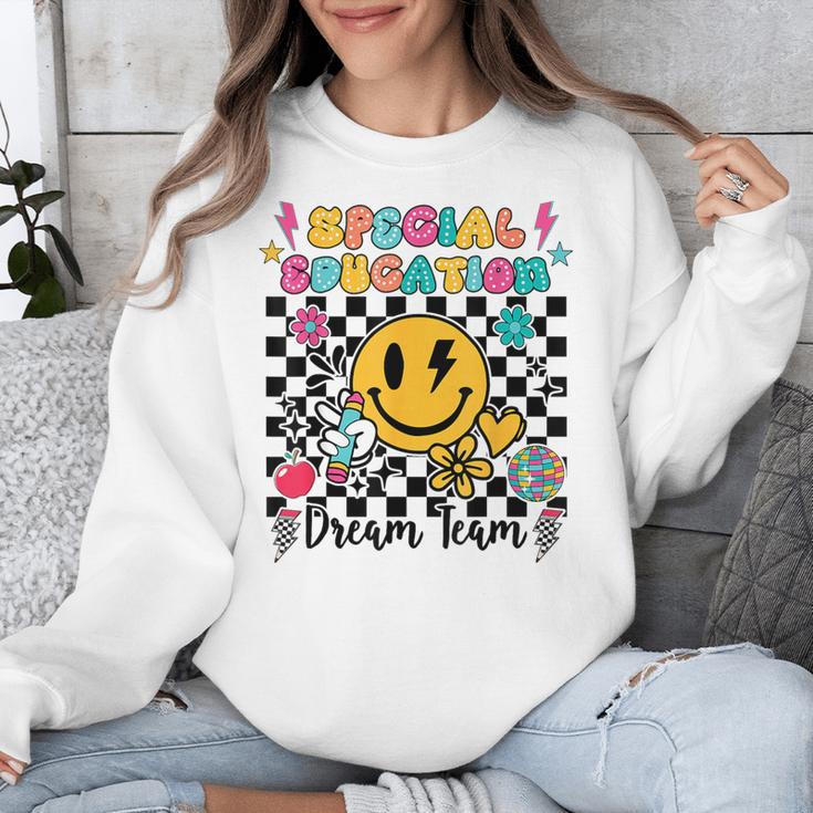 Retro Special Education Squad Groovy Dream Team Teacher Unisex Sweatshirt, Groovy Teacher Gifts, funny design Retro Special Education Squad Groovy Dream Team Teacher Unisex Sweatshirt, Groovy Teacher Gifts, funny design