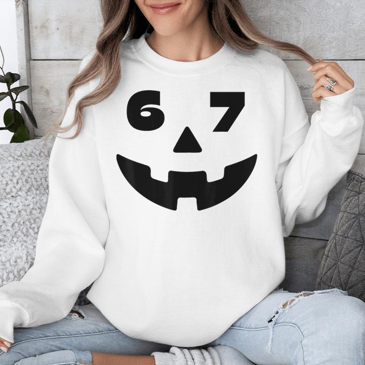 Six Seven Halloween Costume For Students Teachers 6 7 Unisex Sweatshirt, funny design Six Seven Halloween Costume For Students Teachers 6 7 Unisex Sweatshirt, funny design