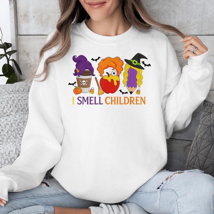 I Smell Children Witch Teacher Halloween Trick Or Teach Unisex Sweatshirt, funny design I Smell Children Witch Teacher Halloween Trick Or Teach Unisex Sweatshirt, funny design