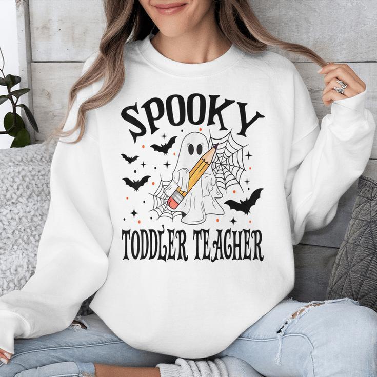 Spooky Toddler Teacher Halloween School Unisex Sweatshirt, funny design Spooky Toddler Teacher Halloween School Unisex Sweatshirt, funny design