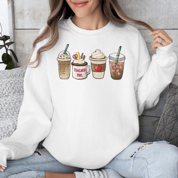 Teacher Fuel Coffee Teacher Mug Latte Iced Coffee Fall Unisex Sweatshirt, funny design Teacher Fuel Coffee Teacher Mug Latte Iced Coffee Fall Unisex Sweatshirt, funny design
