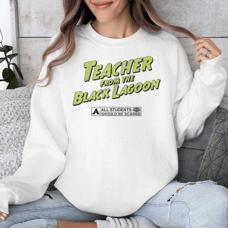 Teacher Halloween Tshirt Teacher From The Lagoon Men Women Unisex Sweatshirt, funny design Teacher Halloween Tshirt Teacher From The Lagoon Men Women Unisex Sweatshirt, funny design