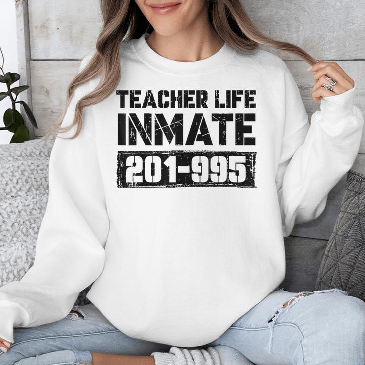 Teacher Life Jail Inmate Prisoner Halloween Costume Unisex Sweatshirt, funny design Teacher Life Jail Inmate Prisoner Halloween Costume Unisex Sweatshirt, funny design