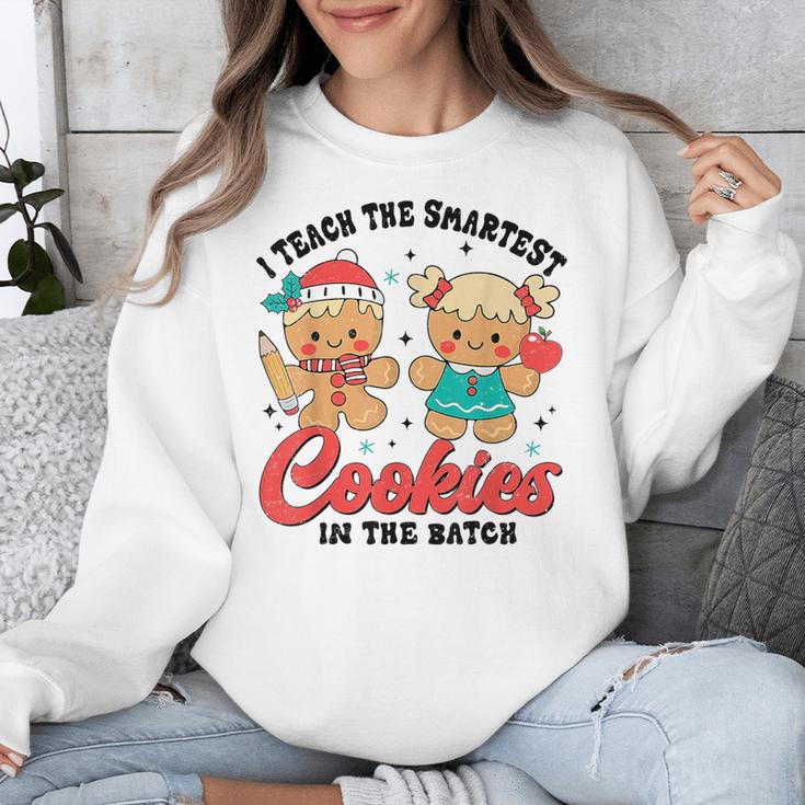 Teacher Of Smart Cookies Cute Gingerbread Teacher Christmas Unisex Sweatshirt, funny design Teacher Of Smart Cookies Cute Gingerbread Teacher Christmas Unisex Sweatshirt, funny design