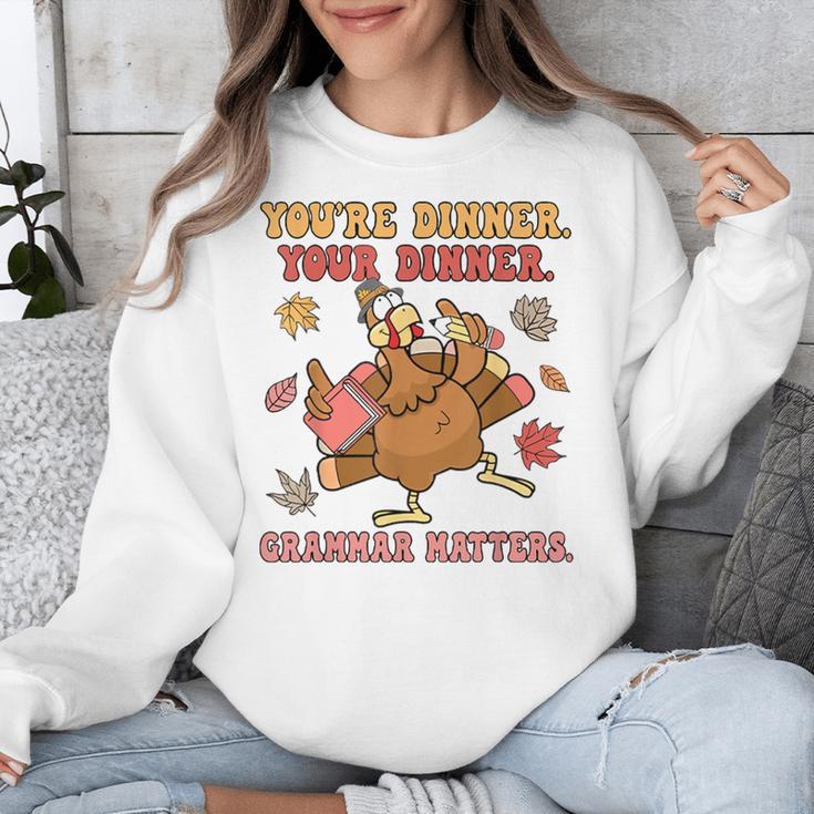 Thanksgiving Grammar Thankful English Teacher Fall Turkey Unisex Sweatshirt, English Teacher Gifts, funny design Thanksgiving Grammar Thankful English Teacher Fall Turkey Unisex Sweatshirt, English Teacher Gifts, funny design