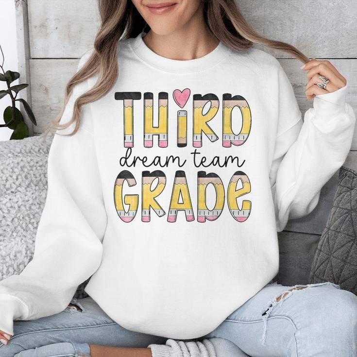 Third Grade Dream Team Back To School 3rd Grade Teacher Unisex Sweatshirt, funny design Third Grade Dream Team Back To School 3rd Grade Teacher Unisex Sweatshirt, funny design