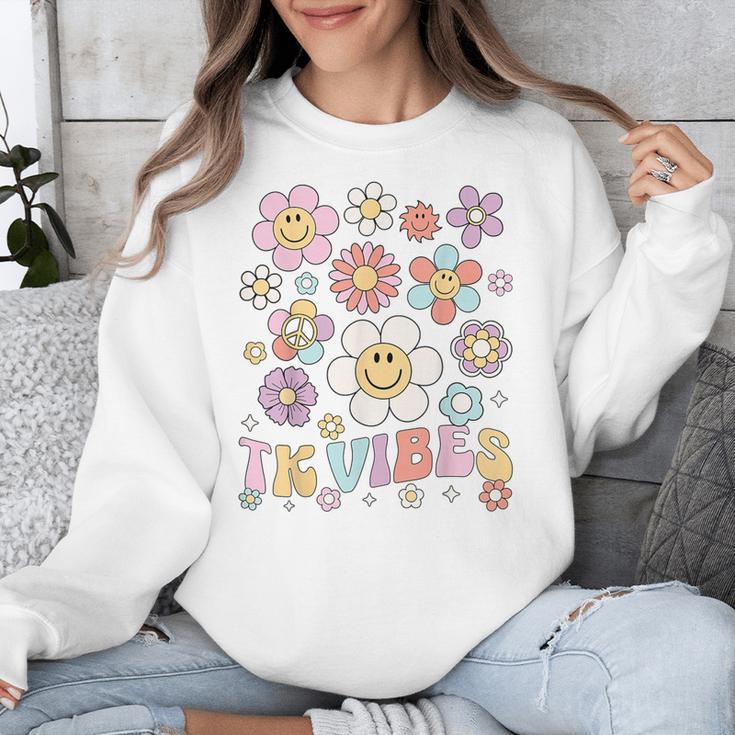 TK Vibes Back To School TK Girl Kid TK Team TK Teacher Women Unisex Sweatshirt, funny design