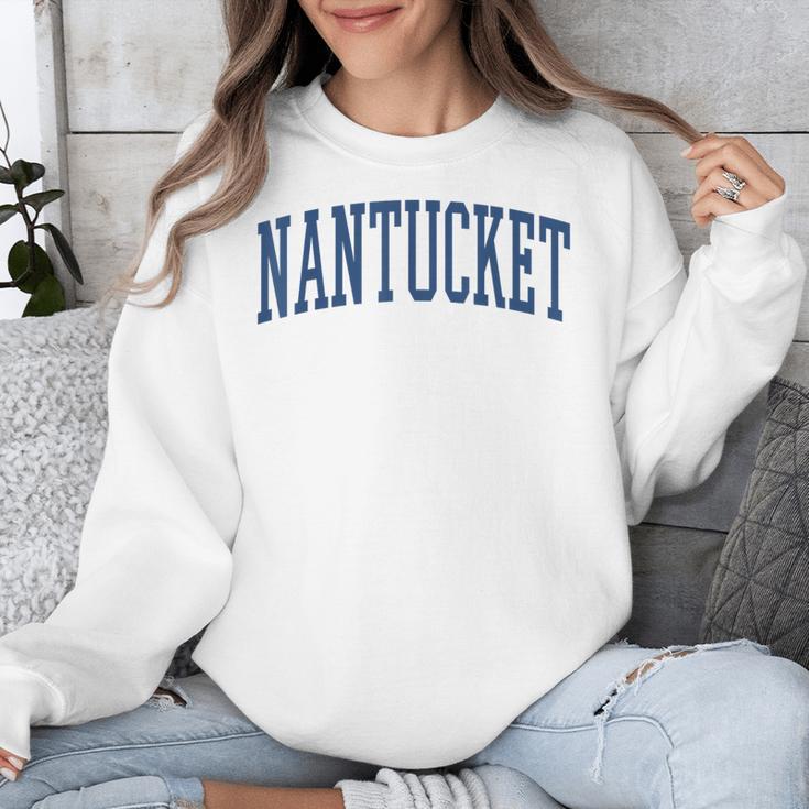 Varsity Grey Nantucket Unisex Sweatshirt, funny design