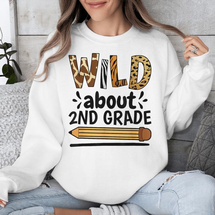 Wild About 2Nd Grade School Grade Teacher Unisex Sweatshirt, 2nd Grade Teacher Gifts, funny design Wild About 2Nd Grade School Grade Teacher Unisex Sweatshirt, 2nd Grade Teacher Gifts, funny design