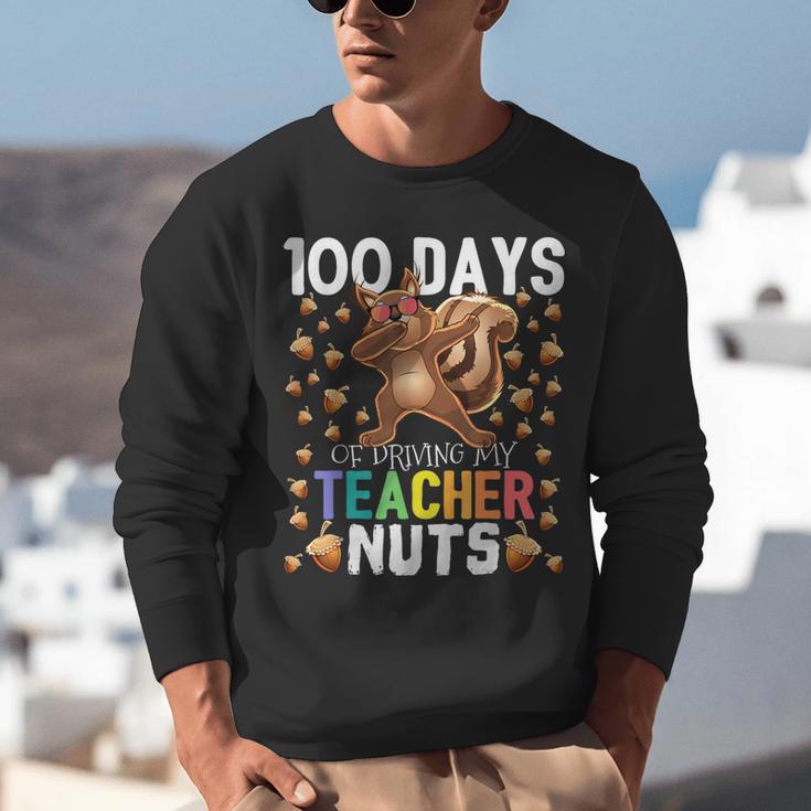 100 Days Of Driving My Teacher Nuts Dabbing Squirrel School Unisex Sweatshirt, funny gift 100 Days Of Driving My Teacher Nuts Dabbing Squirrel School Unisex Sweatshirt, funny gift