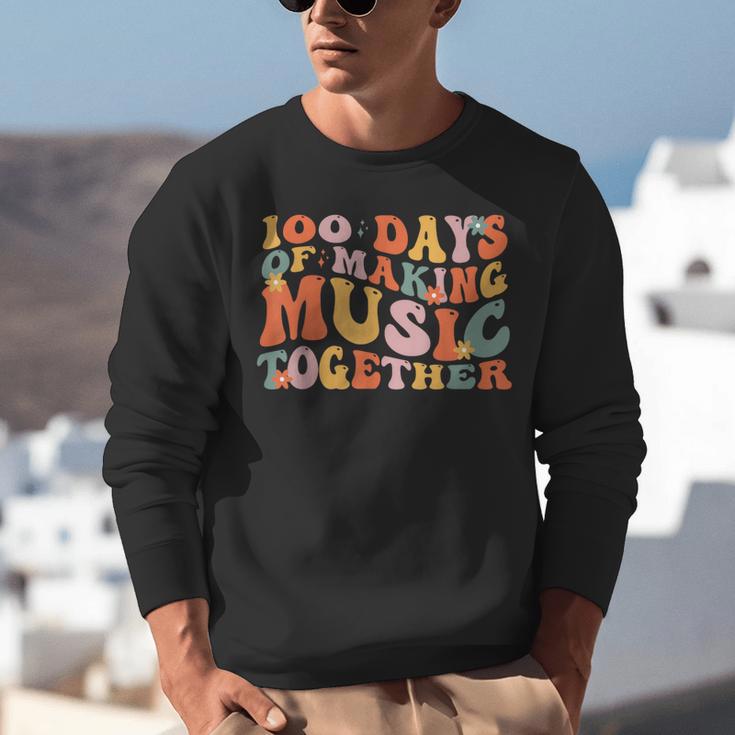 100 Days Of School Music Teacher Unisex Sweatshirt, funny gift 100 Days Of School Music Teacher Unisex Sweatshirt, funny gift