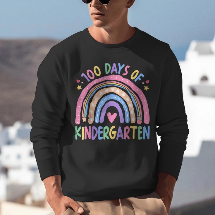 100th Day Of Kindergarten Teacher Kids 100 Days Smarter Unisex Sweatshirt, funny gift