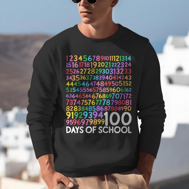 100th Day Of School Teacher Kids 100 Days Math Numbers Unisex Sweatshirt, funny gift 100th Day Of School Teacher Kids 100 Days Math Numbers Unisex Sweatshirt, funny gift
