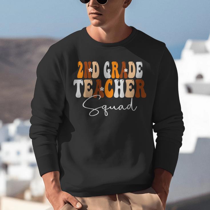 2nd Grade Teacher Squad Cute Women Groovy Fall Autumn Lovers Unisex Sweatshirt, Groovy Teacher Sweatshirts, 2nd Grade Teacher Sweatshirts, funny gift 2nd Grade Teacher Squad Cute Women Groovy Fall Autumn Lovers Unisex Sweatshirt, Groovy Teacher Sweatshirts, 2nd Grade Teacher Sweatshirts, funny gift