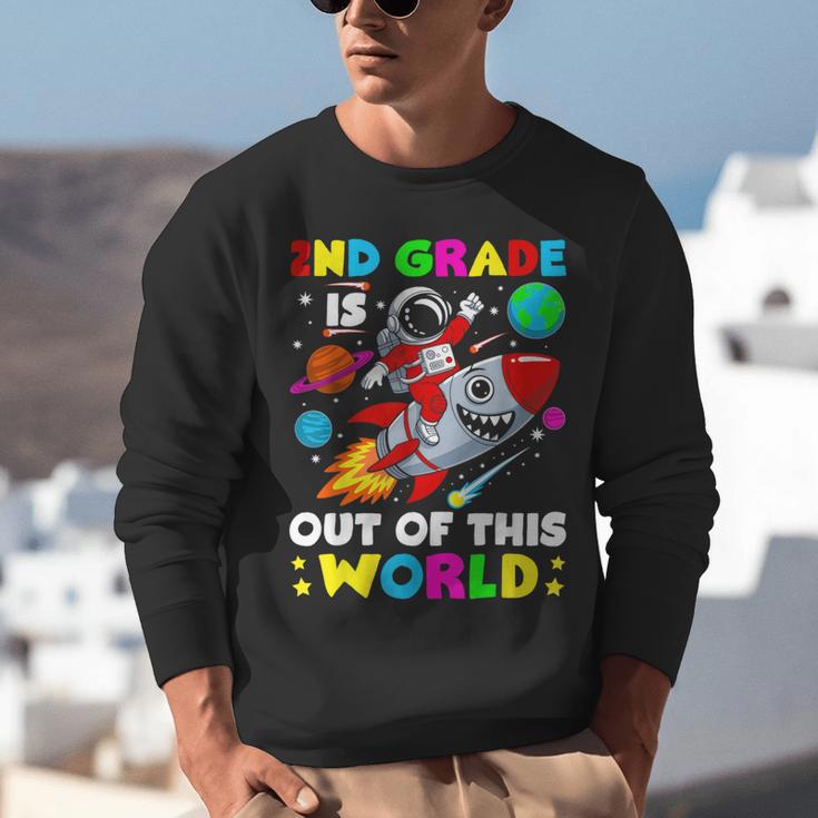 2nd Grade Is Out Of This World Space Rocket Planets Teacher Unisex Sweatshirt, 2nd Grade Teacher Sweatshirts, funny gift 2nd Grade Is Out Of This World Space Rocket Planets Teacher Unisex Sweatshirt, 2nd Grade Teacher Sweatshirts, funny gift
