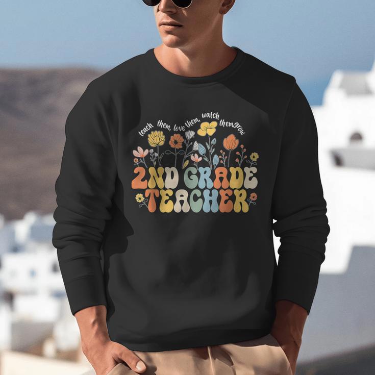 2nd Second Grade Teacher Appreciation Teaching Wildflowers Unisex Sweatshirt, 2nd Grade Teacher Sweatshirts, funny gift 2nd Second Grade Teacher Appreciation Teaching Wildflowers Unisex Sweatshirt, 2nd Grade Teacher Sweatshirts, funny gift