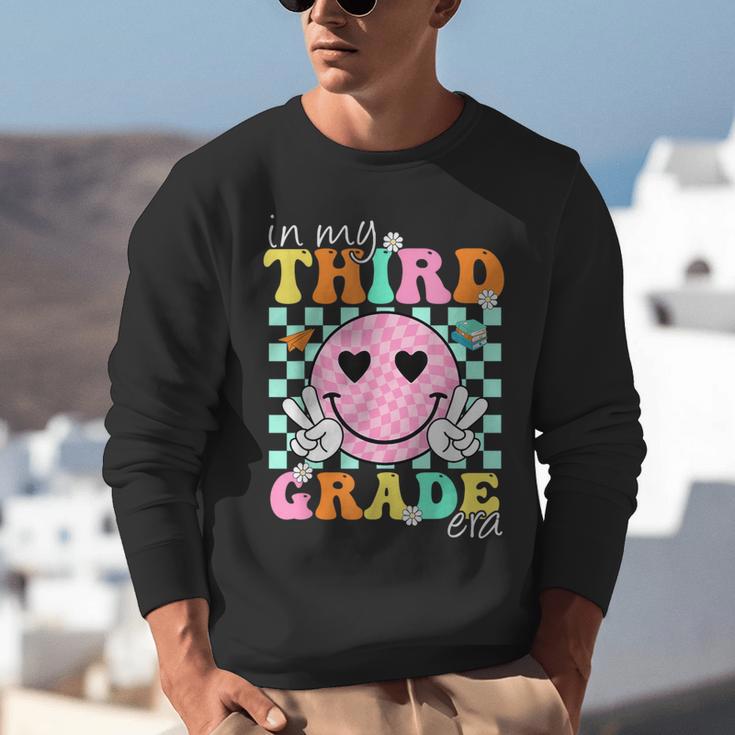 In My 3rd Grade Era Back To School Smile Face Teacher Kid Unisex Sweatshirt, funny gift