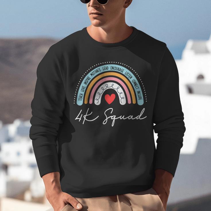 4K Squad Crew Team Teacher Kindergarten Kinder Elementary Unisex Sweatshirt, funny gift 4K Squad Crew Team Teacher Kindergarten Kinder Elementary Unisex Sweatshirt, funny gift