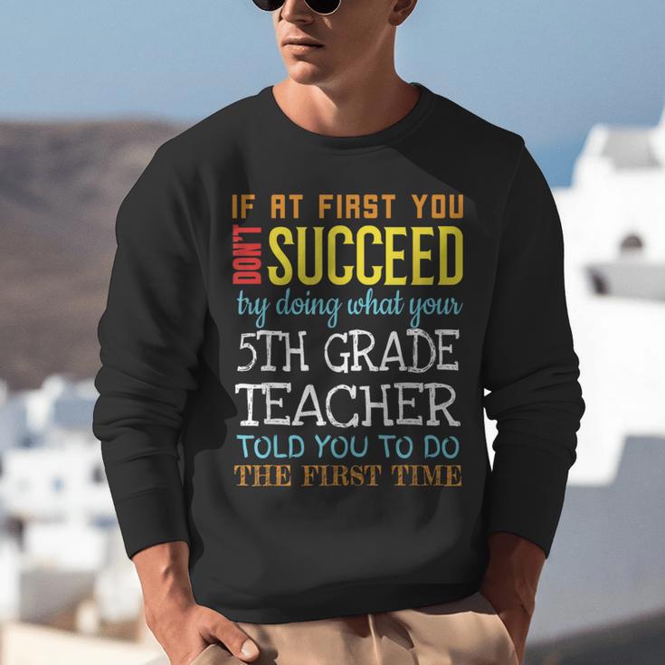 5th Grade Teacher Appreciation Unisex Sweatshirt, funny gift