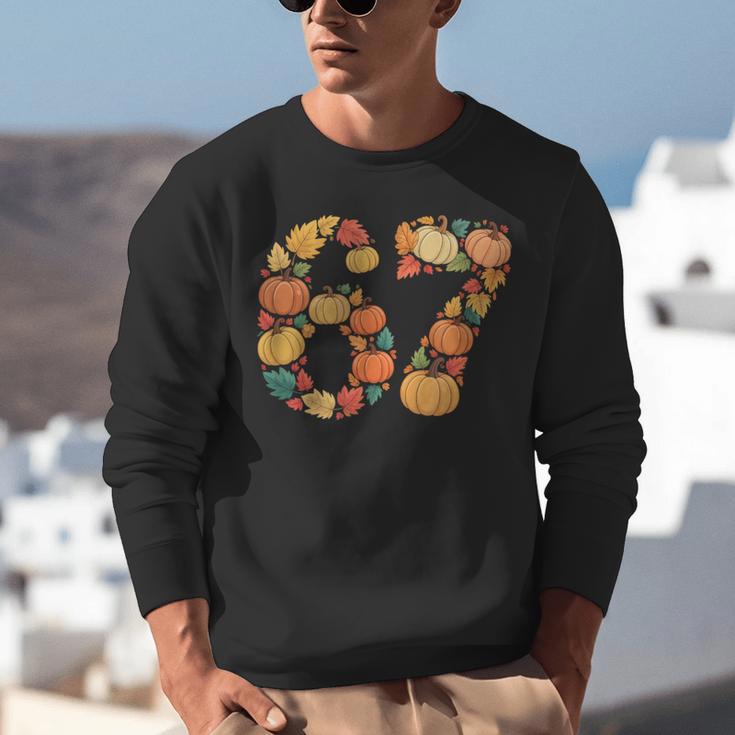 67 6 7 Fall Leaves For Teachers 67 Teacher Unisex Sweatshirt, funny gift 67 6 7 Fall Leaves For Teachers 67 Teacher Unisex Sweatshirt, funny gift