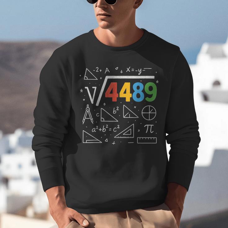 67 Meme Square Root 4489 Slang Six Seven Math Teacher Unisex Sweatshirt, funny gift