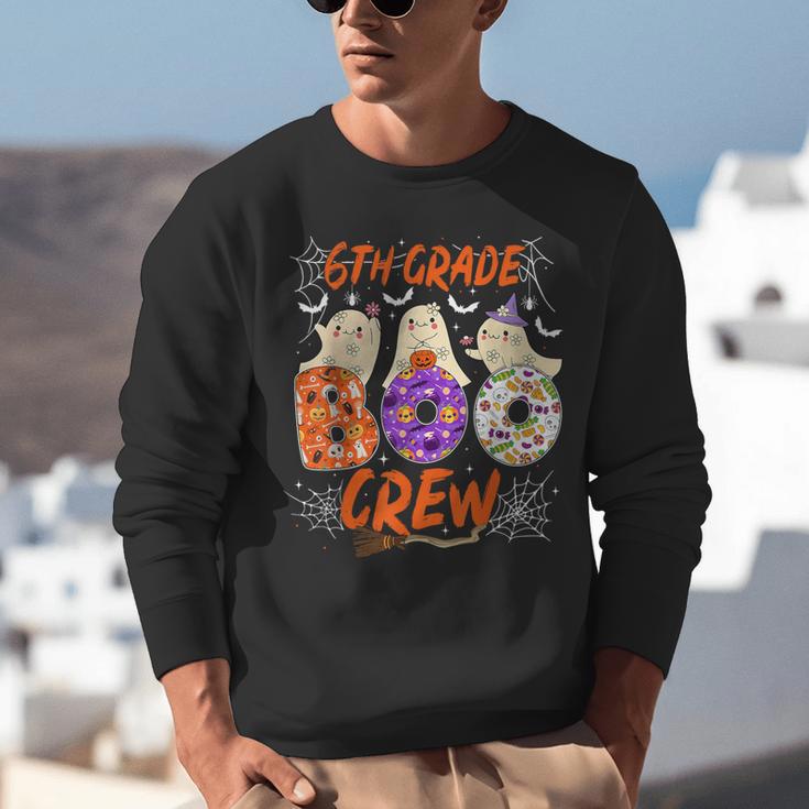 6th Grade Boo Crew Sixth Grade Halloween Teacher Kid Unisex Sweatshirt, funny gift