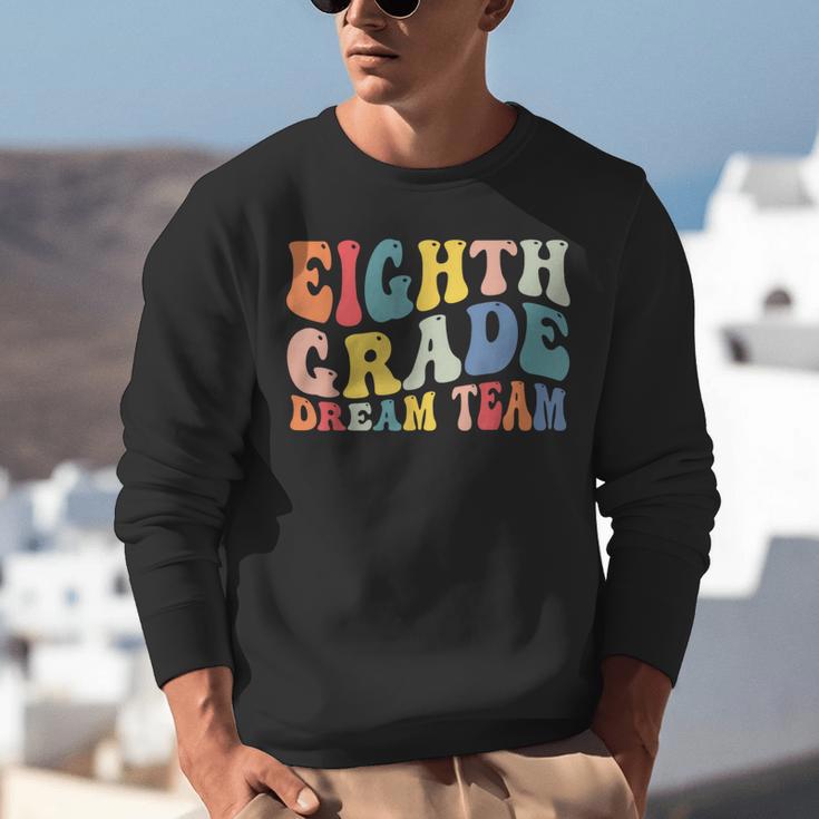 8th Grade Dream Team Teachers Boys Kids Retro Back To School Unisex Sweatshirt, funny gift 8th Grade Dream Team Teachers Boys Kids Retro Back To School Unisex Sweatshirt, funny gift