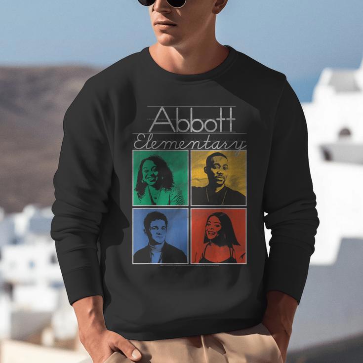 Abbott Elementary Colorful Pop Art Teachers TV Show Unisex Sweatshirt, funny gift