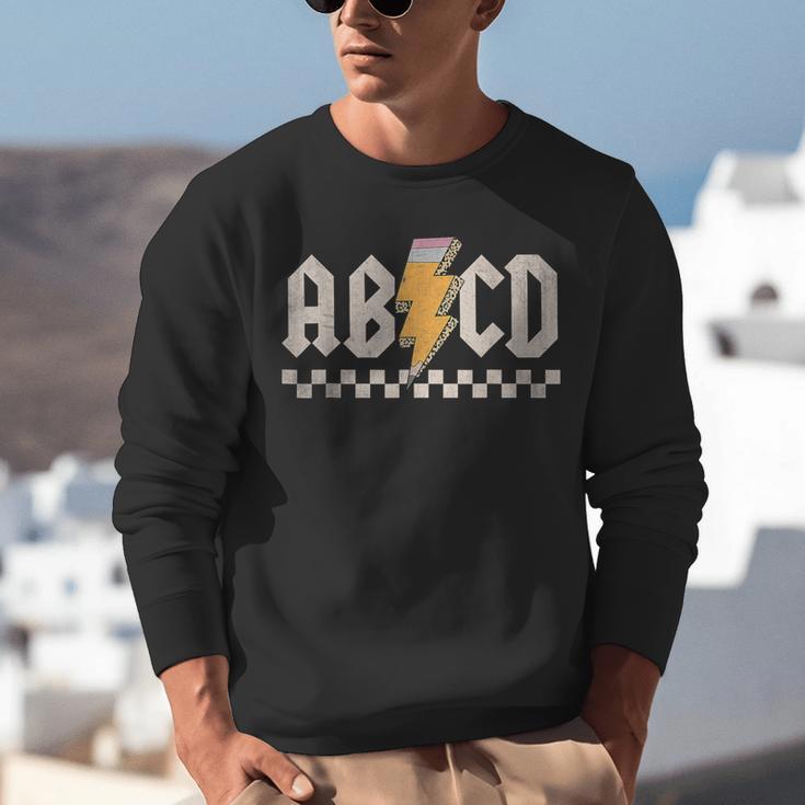 ABCD Back In Class First Day Back To School Teacher Student Unisex Sweatshirt, funny gift