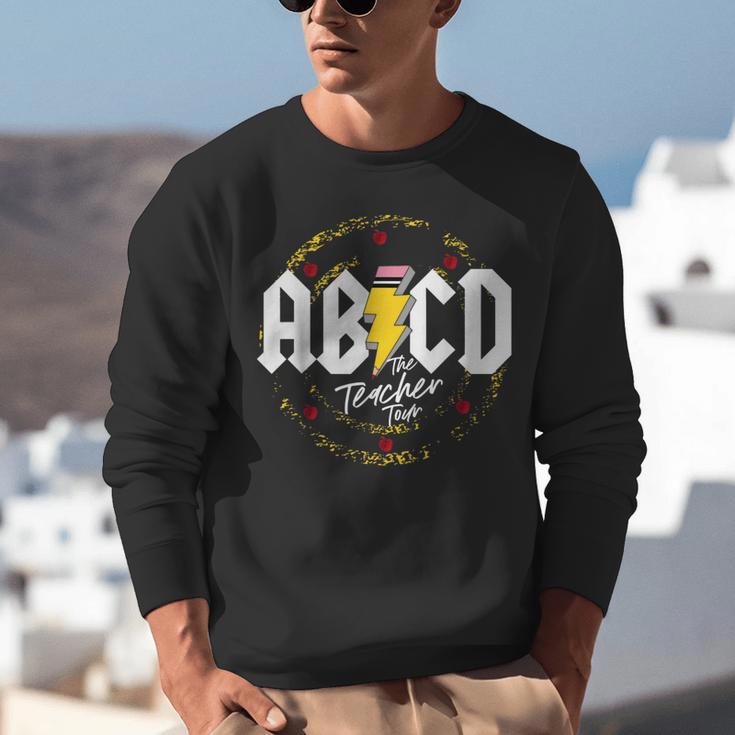 ABCD The Teacher Tour Last Day Of School Rockin' Teacher Unisex Sweatshirt, funny gift ABCD The Teacher Tour Last Day Of School Rockin' Teacher Unisex Sweatshirt, funny gift