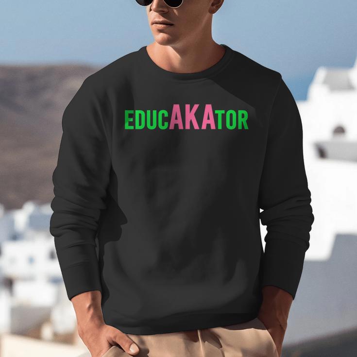 Aka Educator Educators & Teacher Crew School Squad Unisex Sweatshirt, funny gift
