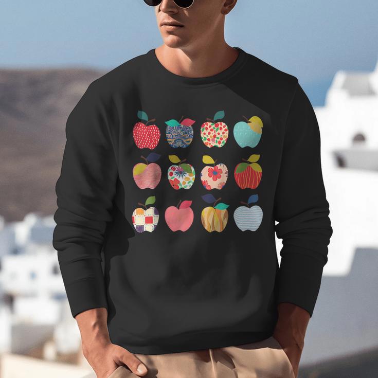 Art Apples Back To School For Teacher Student Unisex Sweatshirt, funny gift Art Apples Back To School For Teacher Student Unisex Sweatshirt, funny gift