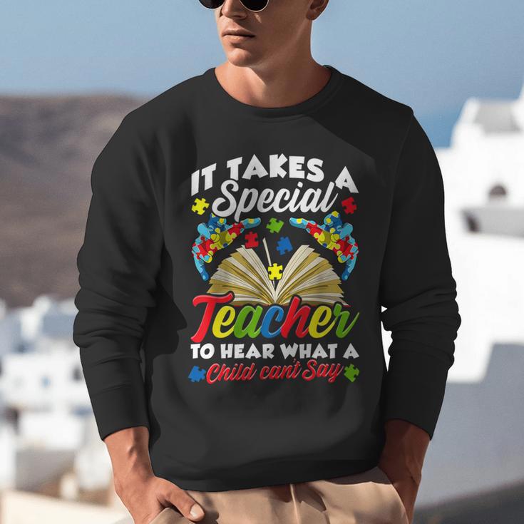 Autism Awareness Teacher Shirts It Takes A Special Teacher Unisex Sweatshirt, funny gift Autism Awareness Teacher Shirts It Takes A Special Teacher Unisex Sweatshirt, funny gift