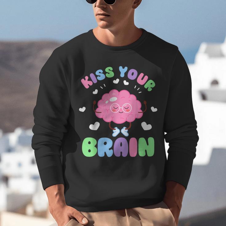 Back To School Kiss Your Brain Cute Teacher Appreciation Unisex Sweatshirt, funny gift Back To School Kiss Your Brain Cute Teacher Appreciation Unisex Sweatshirt, funny gift