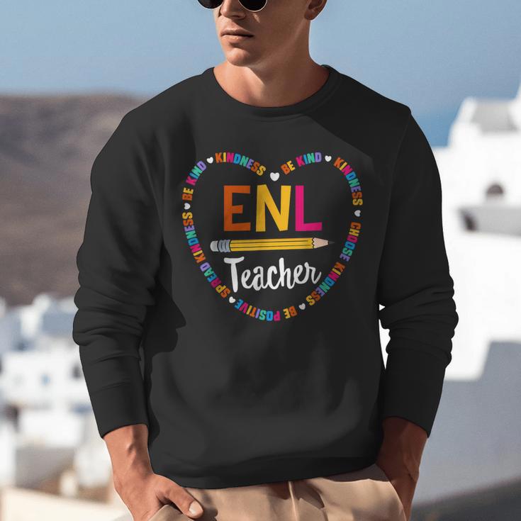 Back To School Tee ENL Teacher English New Language Squad Unisex Sweatshirt, English Teacher Sweatshirts, funny gift