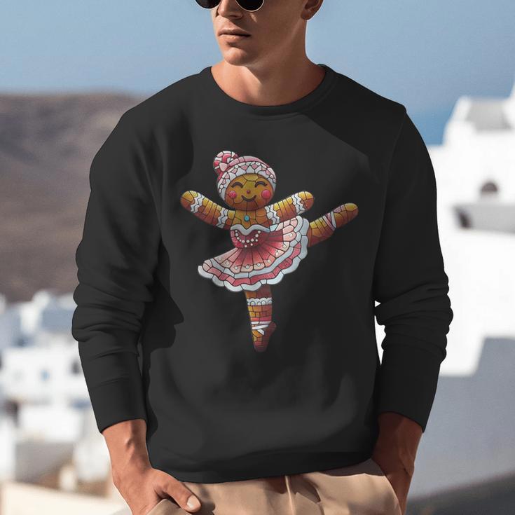 Ballet Dancer Gingerbread Christmas Dance Teacher Girl Women Unisex Sweatshirt, funny gift