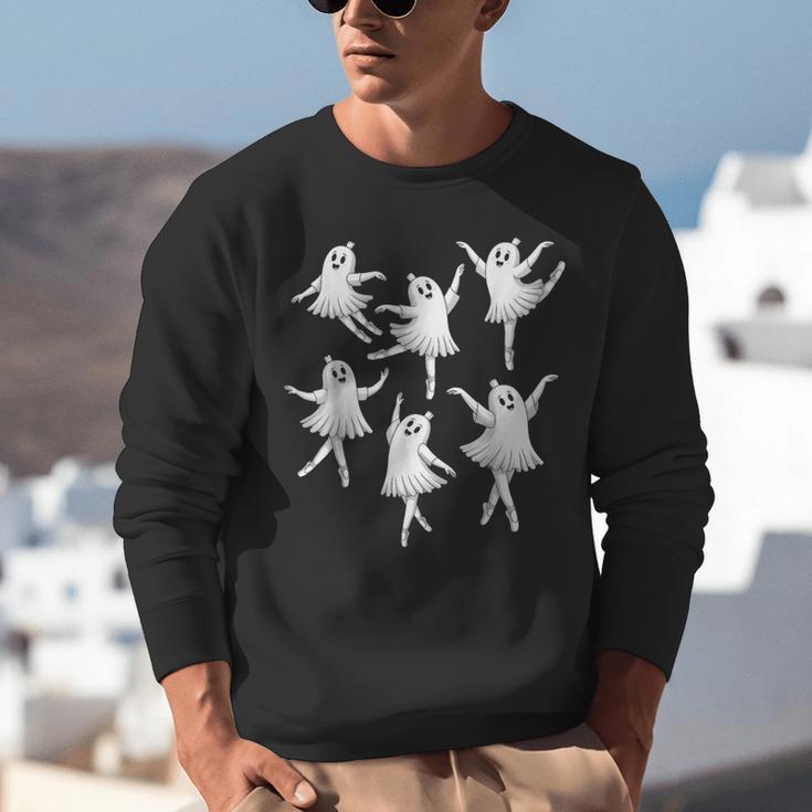 Ballet Ghost Dancer Spooky Dance Teacher Halloween Costume Unisex Sweatshirt, funny gift Ballet Ghost Dancer Spooky Dance Teacher Halloween Costume Unisex Sweatshirt, funny gift