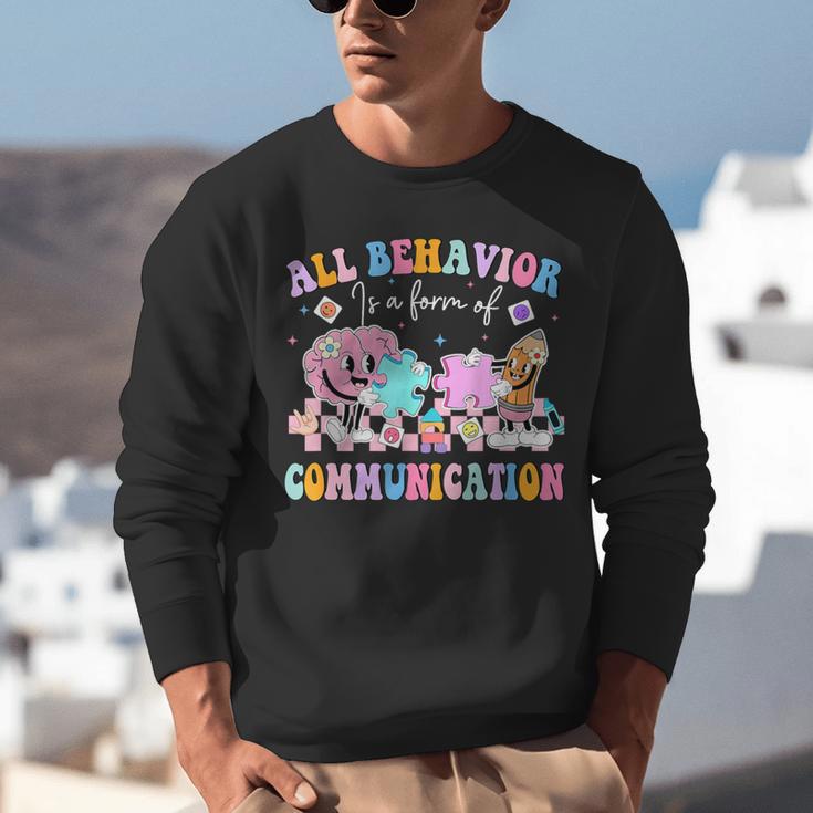 All Behavior Is A Form Of Communication SPED Teacher Autism Unisex Sweatshirt, funny gift All Behavior Is A Form Of Communication SPED Teacher Autism Unisex Sweatshirt, funny gift