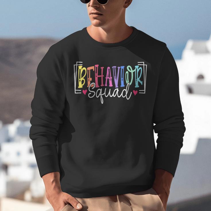 Behavior Squad Therapy Therapists Teachers Behavior Team Unisex Sweatshirt, funny gift