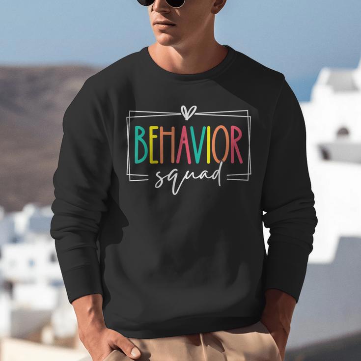 Behavior Squad School Counselor SPED Teacher Kids Women Men Unisex Sweatshirt, funny gift Behavior Squad School Counselor SPED Teacher Kids Women Men Unisex Sweatshirt, funny gift