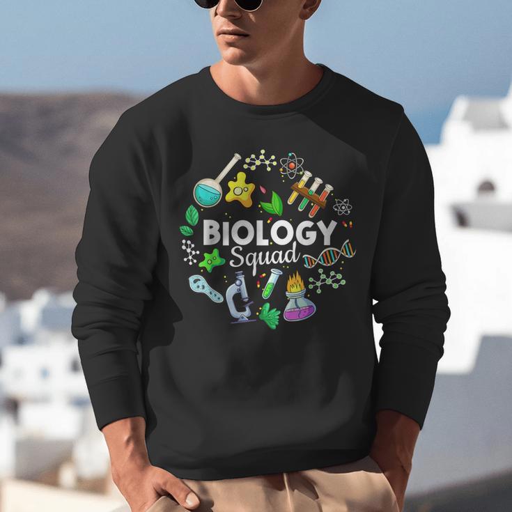 Biology Squad Science Teacher Student Biologist Unisex Sweatshirt, Science Teacher Sweatshirts, funny gift