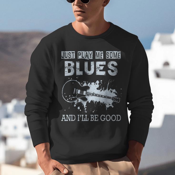Blues Music Band Lover Vintage Guitar Teacher Blues Unisex Sweatshirt, funny gift Blues Music Band Lover Vintage Guitar Teacher Blues Unisex Sweatshirt, funny gift